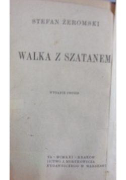 Walka z szatanem, 1921 r.