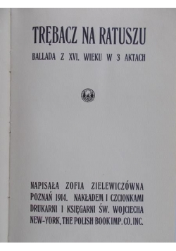 Trębacz na ratuszu, 1914 r.