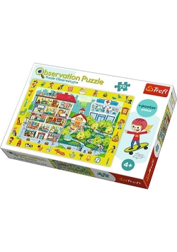 Puzzle 70 "Obserwacyjne" Odwiedzamy miasto TREFL
