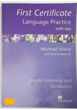 First Certificate Language Practise with Key