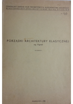 Porządki architektury klasycznej wydanie 2