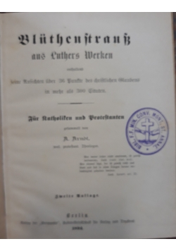 Bluthenftraub, 1894 r.
