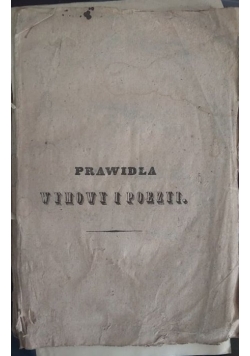 Prawidła wymowy i poezyi, 1843r