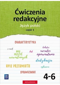 J.Polski SP 4-6  Ćwiczenia redakcyjne cz.1 WSiP