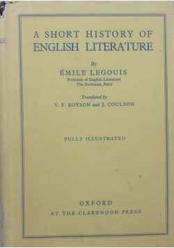 A short history of english literature, 1945 r.