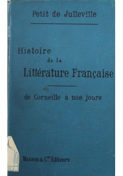 Histoire de la Litterature Francaise 1908 r.