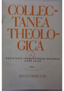 Collectanea Theologica
