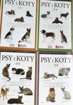 Psy i koty. Zestaw 4 książek