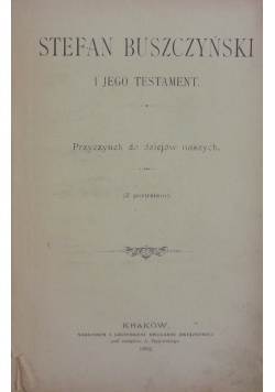 Przystanek do dziejów naszych, 1892r.