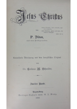 Jesus Christus, 1892r.