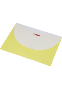 Koperta Focus C335 A4 2 kieszenie żółta