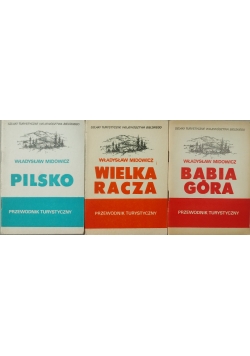 Przewodnik turystyczny, zestaw 3 książek