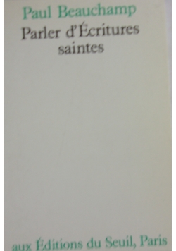 Parler d'Ecritures