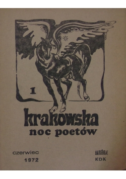 Krakowska noc poetów 1, czerwiec 1972