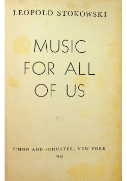 Music for all of us 1943 r
