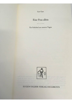 Eine Frau allein