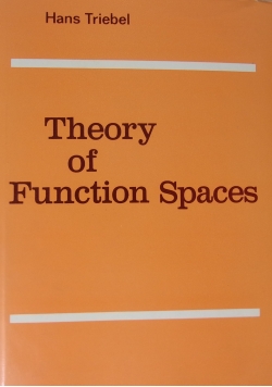 Theory of Function Spaces, band 38