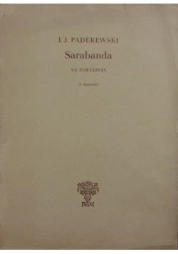 Sarabanda na fortepian