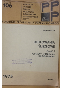 Deskowania ślizgowe Część I