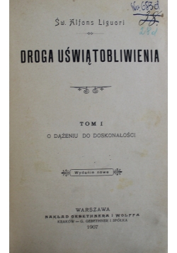 Droga uświątobliwienia Tom I 1907 r.