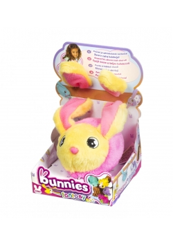 Bunnies Króliczek magnetyczny żółto-różowy