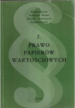 2. Prawo papierów wartościowych