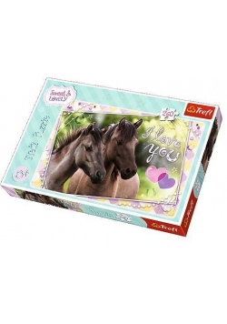 Puzzle 260 Kochamy konie TREFL