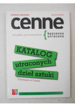 Katalog utraconych dzieł sztuki + CD