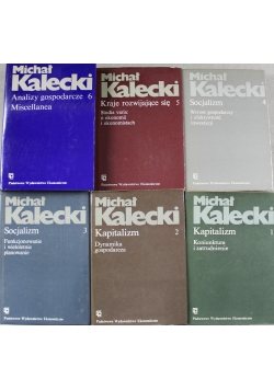 Kalecki dzieła tom od 1 do 6