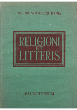 Religion et litteris wstępna nauka łaciny kościelnej