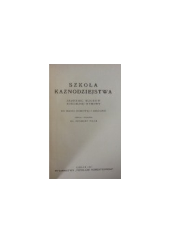 Szkoła kaznodziejstwa, 1937 r.