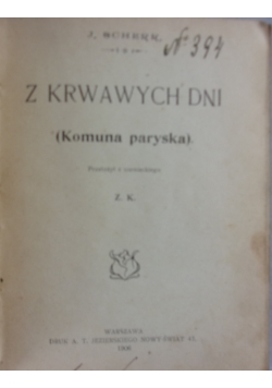Z krwawych dni 1906 r.