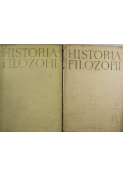 Historia Filozofii Tom I i II