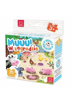 Puzzle malucha Muuu! W zagrodzie