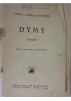 Dymy, 1926 r.