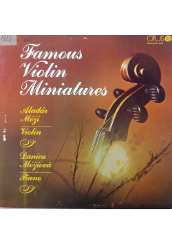 Tamous Violin Miniatures, płyta winylowa