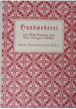 Handweberei von Tilly Knauer und Kate Stieger-Dolkel, 1923 r.