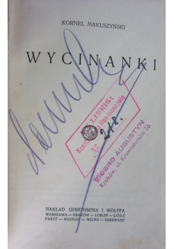 Wycinanki, 1925r.
