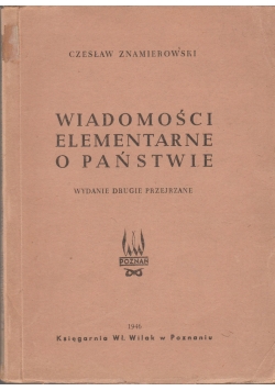 Wiadomości elementarne o państwie, 1946r.