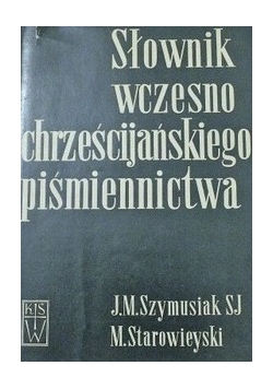 Słownik wczesnochrześcijańskiego piśmiennictwa