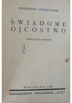 Świadome ojcostwo, 1937 r.