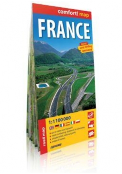 Comfort!map Francja (France) 1:1 100 000 mapa