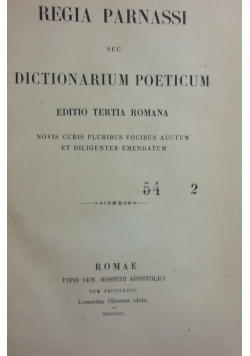 Dictionarium Poeticum