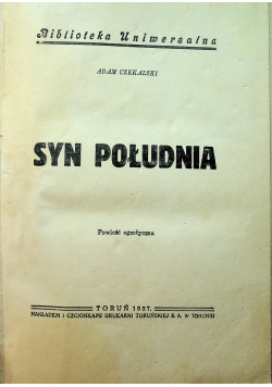 Syn Południa / Tajemnica hotelu w Monte Carlo/  Zniknięcie narzeczonego / Małżeństwo z przeznaczenia ok 1948r