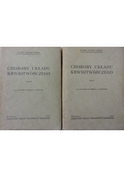 Choroby Układu Krwiotwórczego Tom I do II 1950 r