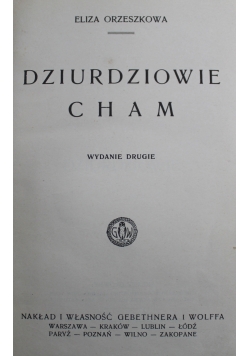 Dziurdziowie Cham 1925 r