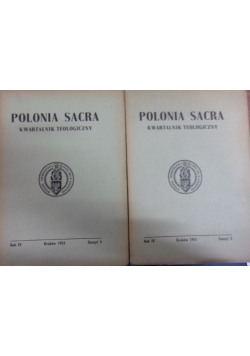 Polonia Sacra, zeszyt 2 i 3