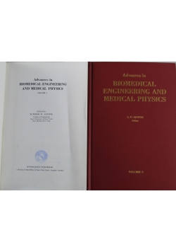 Advances in biomedical engineering  and medical physics volume 1 and 2
