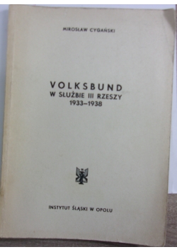 Volksbund w służbie III Rzeszy