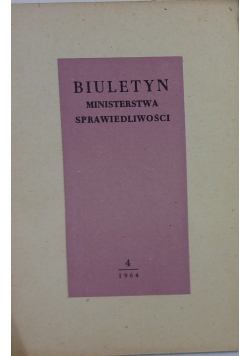Biuletyn ministerstwa sprawiedliwości